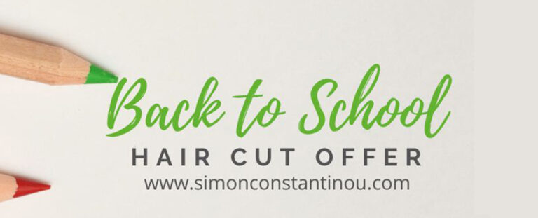 Simon Constantinou - back to school offer