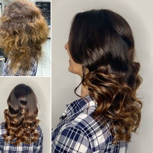 Kerasilk-Smoothing-Treatment-by-Chelsea-before-and-after-at-Simon-Constantinou-Hairdressers-Cardiff