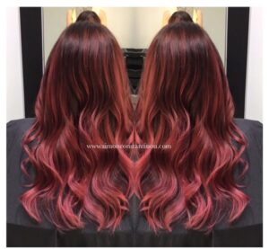 Raspberry-Balayage-by-Steph-at-simon-constantinou-hairdressers-cardiff