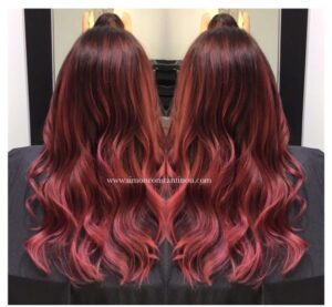 Raspberry-Balayage-by-Steph-at-simon-constantinou-hairdressers-cardiff