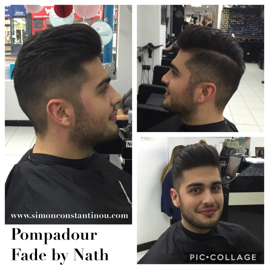 pompadour-with-fade-by-Nath-@-simon-constantinou-hair-salon-barbers-cardiff-2  | Award Winning Hair Salon, Barbers & Hair Piece Specialist Cardiff