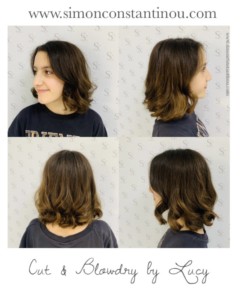 Medium Length Girls Haircut with ghd Waves