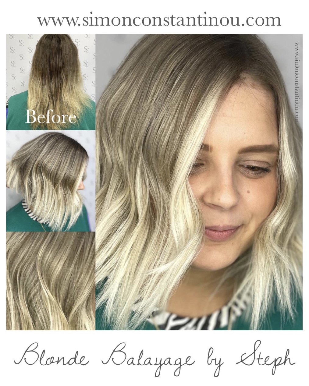 Shoulder length Cool Blonde Balayage Hair Colour by Steph at Simon  Constantinou Hairdressers Cardiff (4) | Award Winning Hair Salon, Barbers &  Hair Piece Specialist Cardiff
