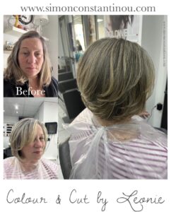 Blonde Highlights and Restyle haircut