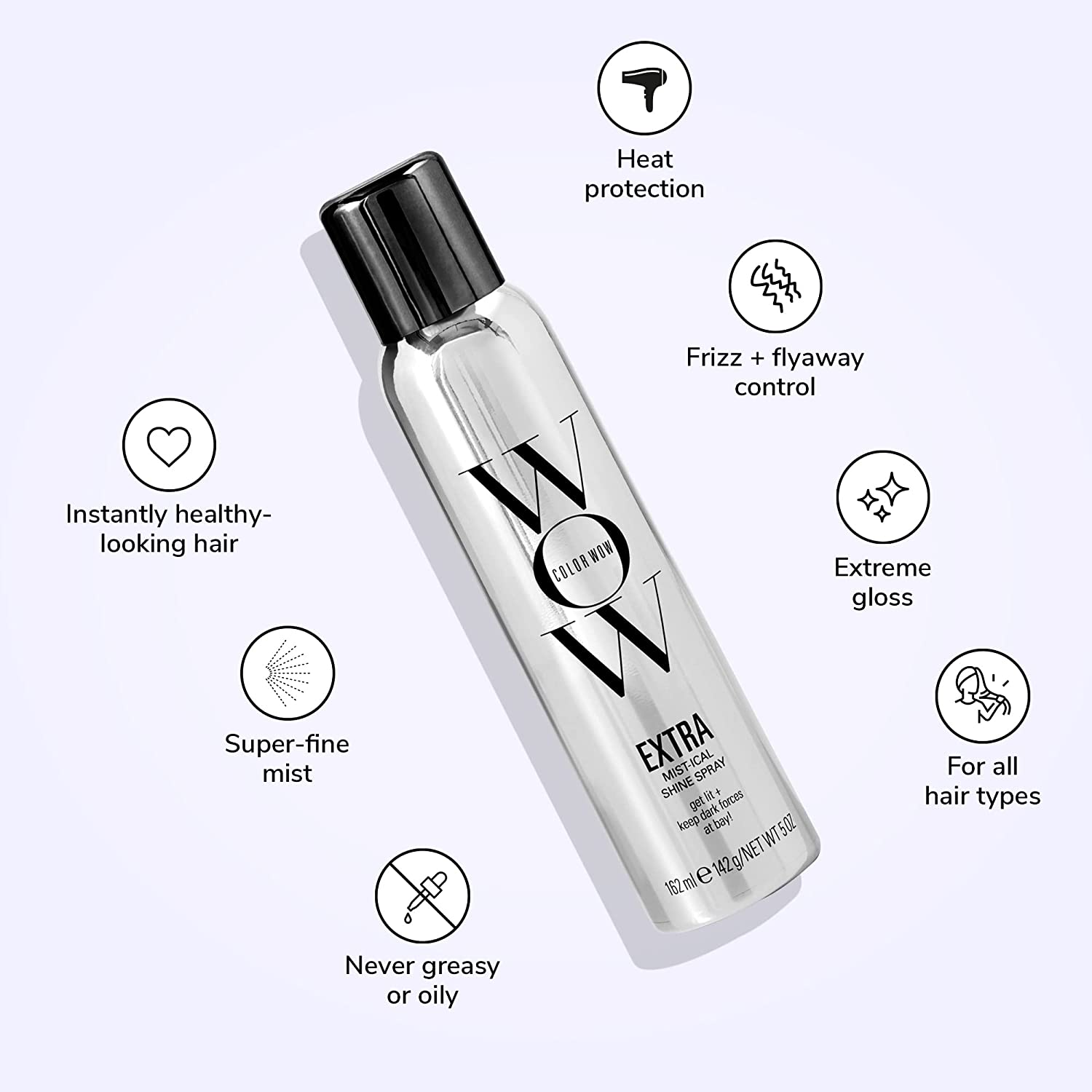 COLOR WOW Extra MistIcal Shine Performance Enhancing Spray 162ml