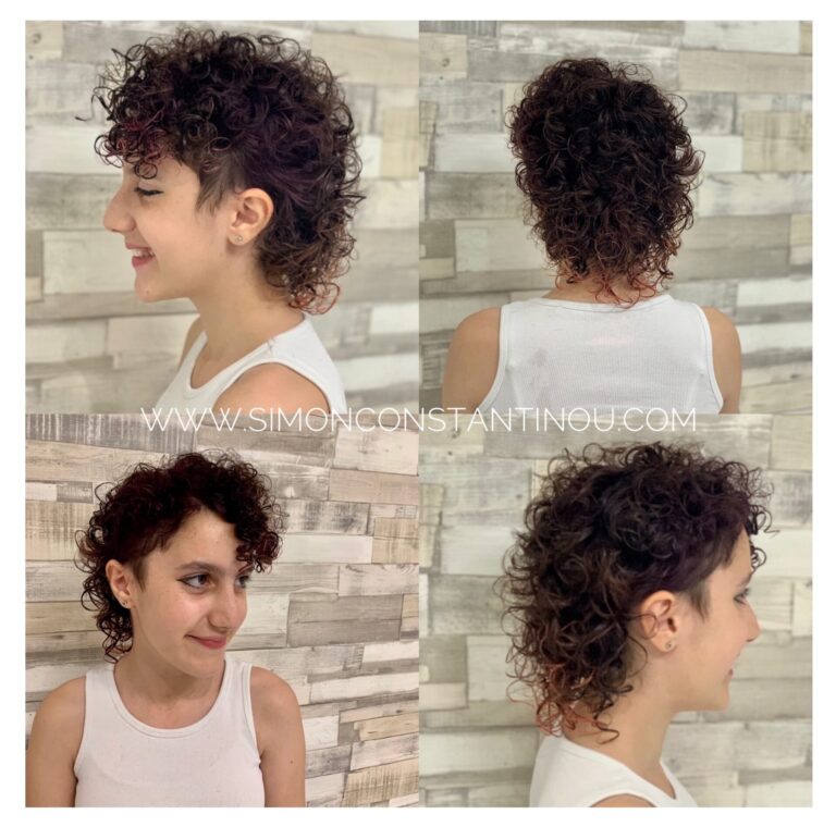 Curly Girls Wolf Hair Cut