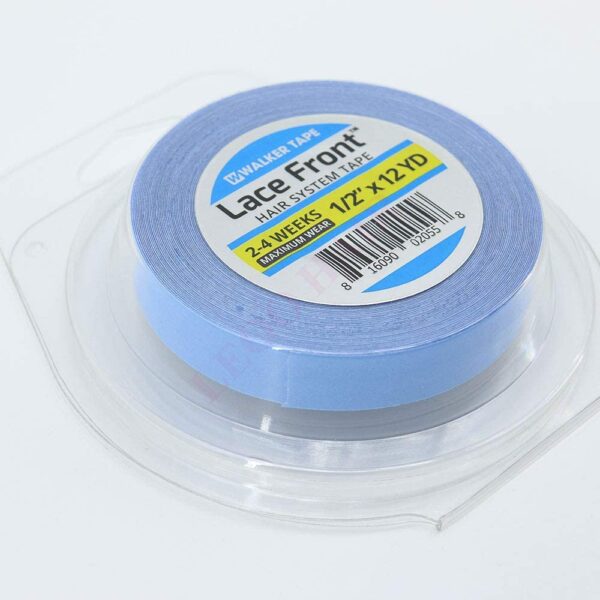 Walker Double Sided Tape for Wig / Toupee / Mens Hair System 1/2 Inch - Blue Tape | 12 Yards - Image 4