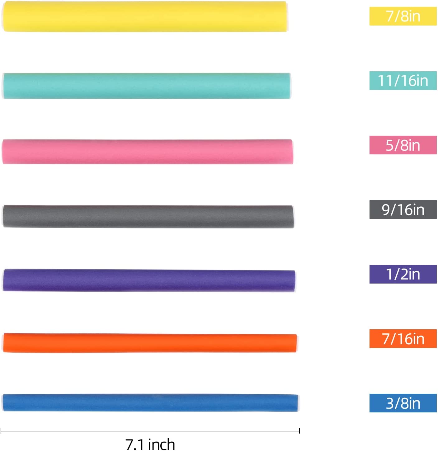 Bendy Rollers 42 pack | Durable Foam Hair Curler Roller Set with Case | Award Winning Hair Salon, Barbers & Hair Piece Specialist Cardiff Bendy Rollers 42 pack | Durable Foam Hair Curler Roller Set with Case | Award Winning Hair Salon, Barbers & Hair Piece Specialist Cardiff