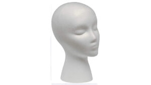 POLYSTYRENE HEAD FOR WIGS & HAIR SYSTEMS