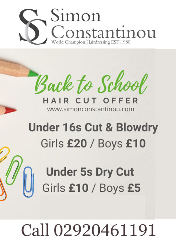 Simon Constantinou - back to school offer