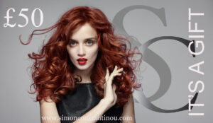 Simon Constantinou hair voucher - £50