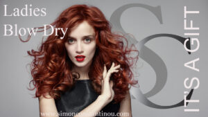 Simon Constantinou hair voucher - Ladies Blow Dry