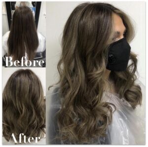 Brunette Balayage by Leonie at Simon Constantinou Hairdressers Cardiff