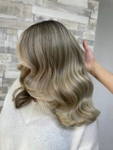 Bronde Babylights balayage by Leonie at Simon Constantinou Hairdressers Cardiff