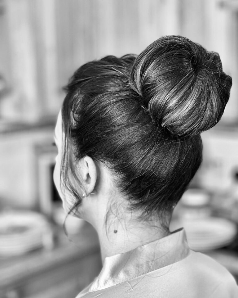 Bridesmaid Hair Up by Bridal Specialist, Nathan at Simon Constantinou Hairdressers Cardiff