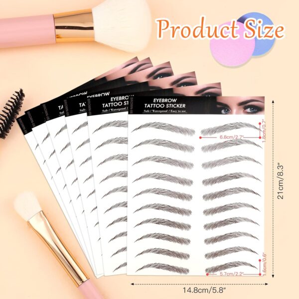 amazon template - temporary eyebrow tattoos