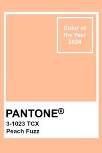 Pantone Peach Fuzz 2024