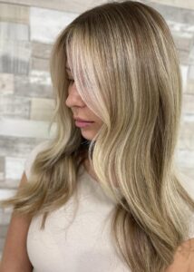 Natural Blonde Balayage by Steph at Simon Constantinou Hairdressers Cardiff