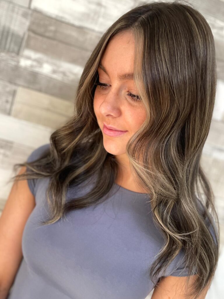 Cool Brown Balayage Colour Correction by Steph at Simon Constantinou Hairdressers in Cathays, Cardiff