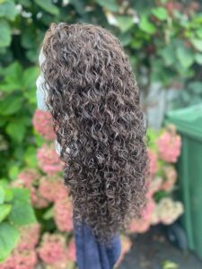 Perm on Little Princess Trust Wig by Maggie at Simon Constantinou Hair Salon and Wig Fitters, Cardiff