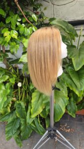 Strawberry Blonde Little Princess Trust Wig - Colour by Nicola at Simon Constantinou Hairdressers Cardiff