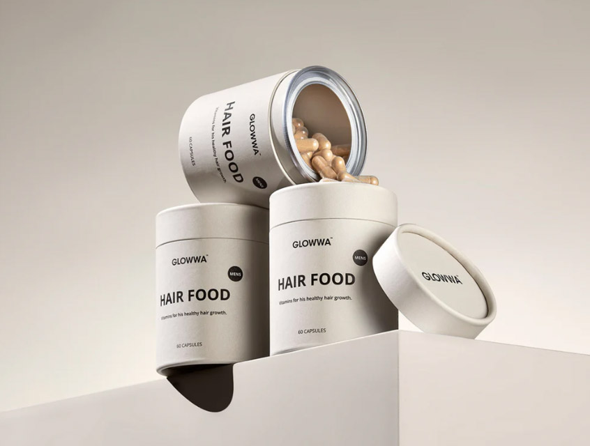 GLOWWA Men's Hair Food available at Simon Constantinou Hairdressers in Cardiff