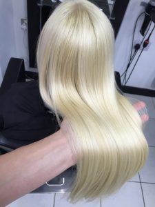 Platinum Blonde Goals by Nath at simon constantinou hairdressers cardiff (1)