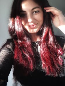 Red Purple Hair by Karen at Simon Constantinou Hair Colouring Cardiff (11)