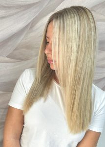 Winter Blonde Hair Colour by Steph at Simon Constantinou Hairdressers Cardiff
