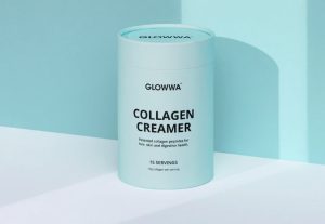 GLOWWA Collagen Creamer available at Simon Constantinou Hairdressers in Cardiff