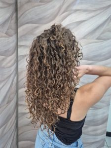 Long Hair Perm by Nicola at Simon Constantinou Hairdressers Cardiff